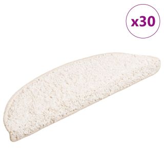 Коврики для лестницы, 30 шт., белые, 56x17x3 см