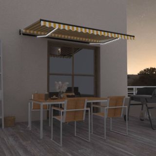 automaatne varikatus, LED ja tuuleandur, 400x350, kollane/valge