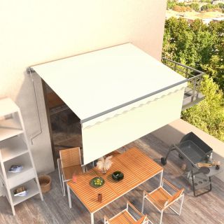 automaatne varikatus rulooga, 3x2,5 m, kreemjas