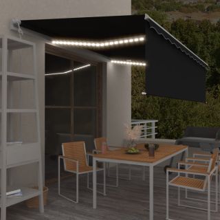 automaatne varikatus LED, tuuleandur, 5x3 m, antratsiit