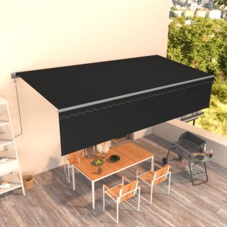 automaatne varikatus rulooga, 6 x 3 m, antratsiit