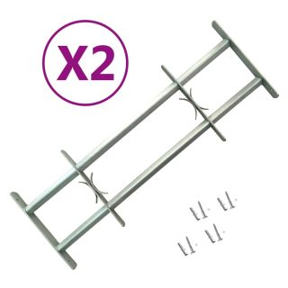 reguleeritavad turvatrellid akendele 2 tk 1000–1500 mm