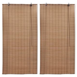 bambusrulood 2 tk, 80 x 160 cm, pruun