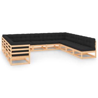 11-osaline aiadiivanikomplekt patjadega, antratsiithall, mänd