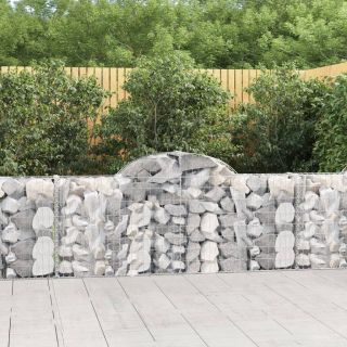kaarekujulised gabioonkorvid 18 tk, 200x30x80/100 cm, raud