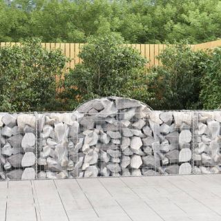 kaarekujulised gabioonkorvid 3, 200x50x80/100 cm tsingitud raud