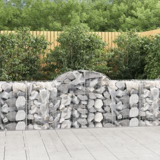 kaarekujulised gabioonkorvid 11, 200x50x80/100cm tsingitud raud
