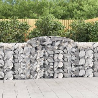 kaarekujulised gabioonkorvid 6 tk, 300x50x100/120 cm, raud