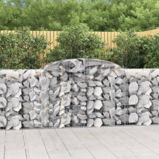 kaarekujulised gabioonkorvid 5 tk, 300x50x100/120 cm, raud