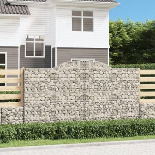 kaarekujulised gabioonkorvid 8 tk, 300x50x160/180 cm, raud