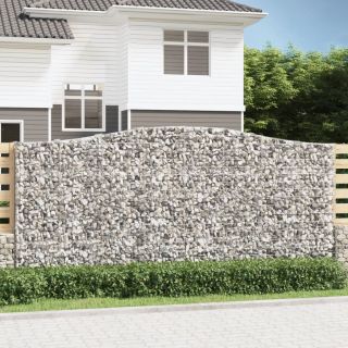kaarekujulised gabioonkorvid 3 tk, 400x50x180/200 cm, raud