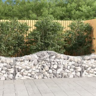 kaarekujulised gabioonkorvid 10 tk, 200x50x60/80 cm, raud