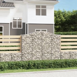 kaarekujulised gabioonkorvid 2 tk, 200x50x160/180 cm, raud