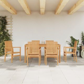 7-osaline aiamööbli komplekt, tiikpuu