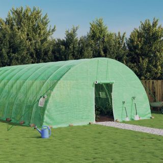 kasvuhoone terasraamiga, roheline, 36 m², 6x6x2,85 m