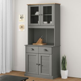 kõrge kapp VIGO hall, 78 x 40 x 175 cm, männipuit