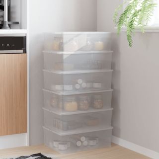 plastist hoiukastid 6 tk, 10 l, virnastatavad