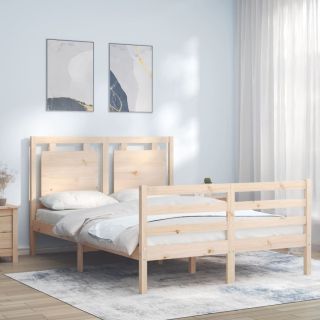 voodiraam peatsiga, täispuit