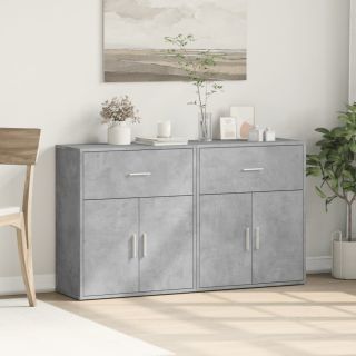 puhvetkapid 2 tk, betoonhall, 60 x 31 x 70 cm, tehispuit