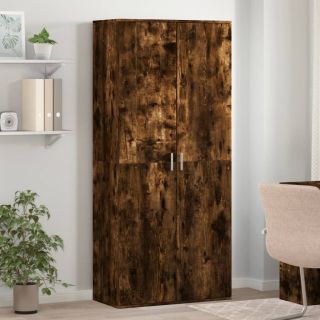 kingakapp, suitsutatud tamm, 80 x 39 x 178 cm, tehispuit