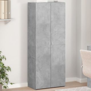 dokumendikapp, betoonhall, 60x32x153 cm, tehispuit