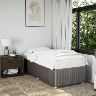 Каркас кровати без матраса Ткань Taupe 100x200 см
