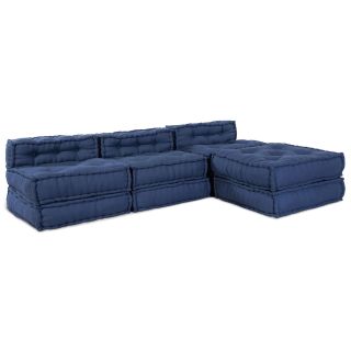 Moodulsuured Pufid 4 tk Indigo Kangast