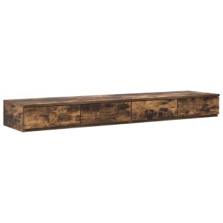 voodi sahtlid suitsutatud tamme, 150x36.5x16.5 cm, tehispuit