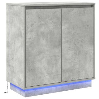 LED-iga külmkapp betoonhall 71x34,5x75 cm puidu fänne jaoks