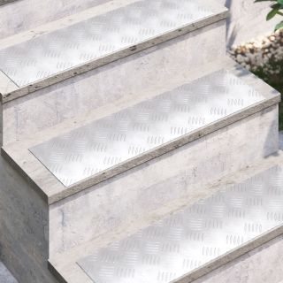 Alumiinium Checker Plates 2 tk Libisemisvastane 70x20 cm