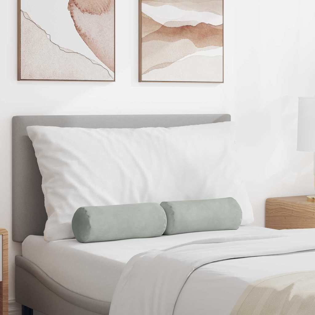 Padjad 2 pcs Helehall Ø 15 x 40 cm Korter kangas