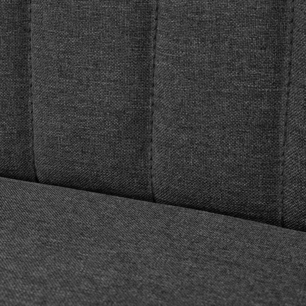 Тканевый диван, 117 x 55,5 x 77 см, темно-серый