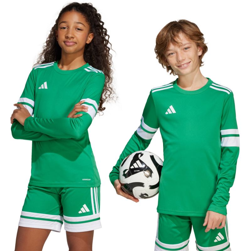 adidas Squadra 25 Long Sleeve Kids T-Shirt Green JN7491