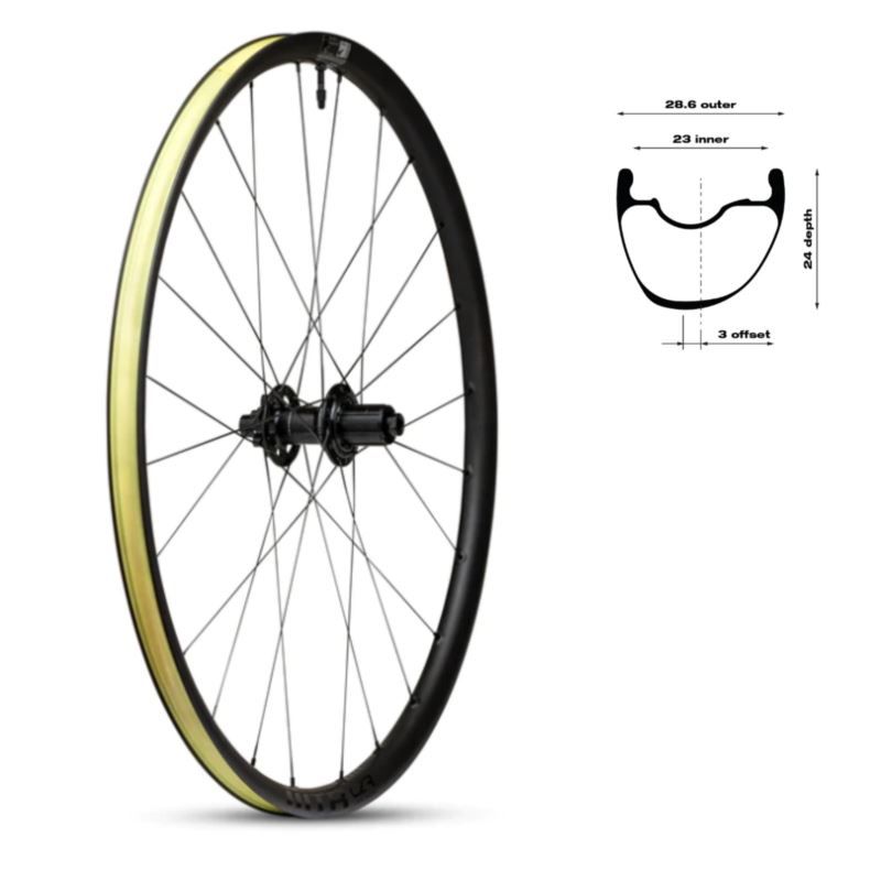 WTB Wheel CZR i23x700 rear 142x12 24 6 bolt Shimano