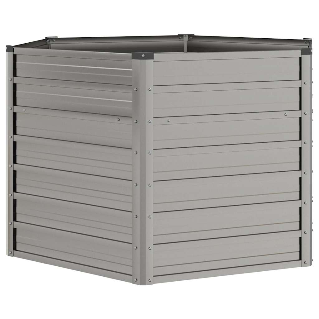 Клумба из кортеновской стали, ржавчина, 129 x 129 x 77 см