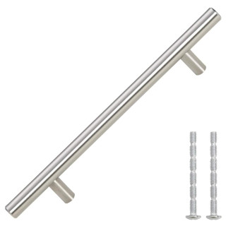 ручки для шкафа 10 шт, серебристые, 160 мм, нержавеющая сталь