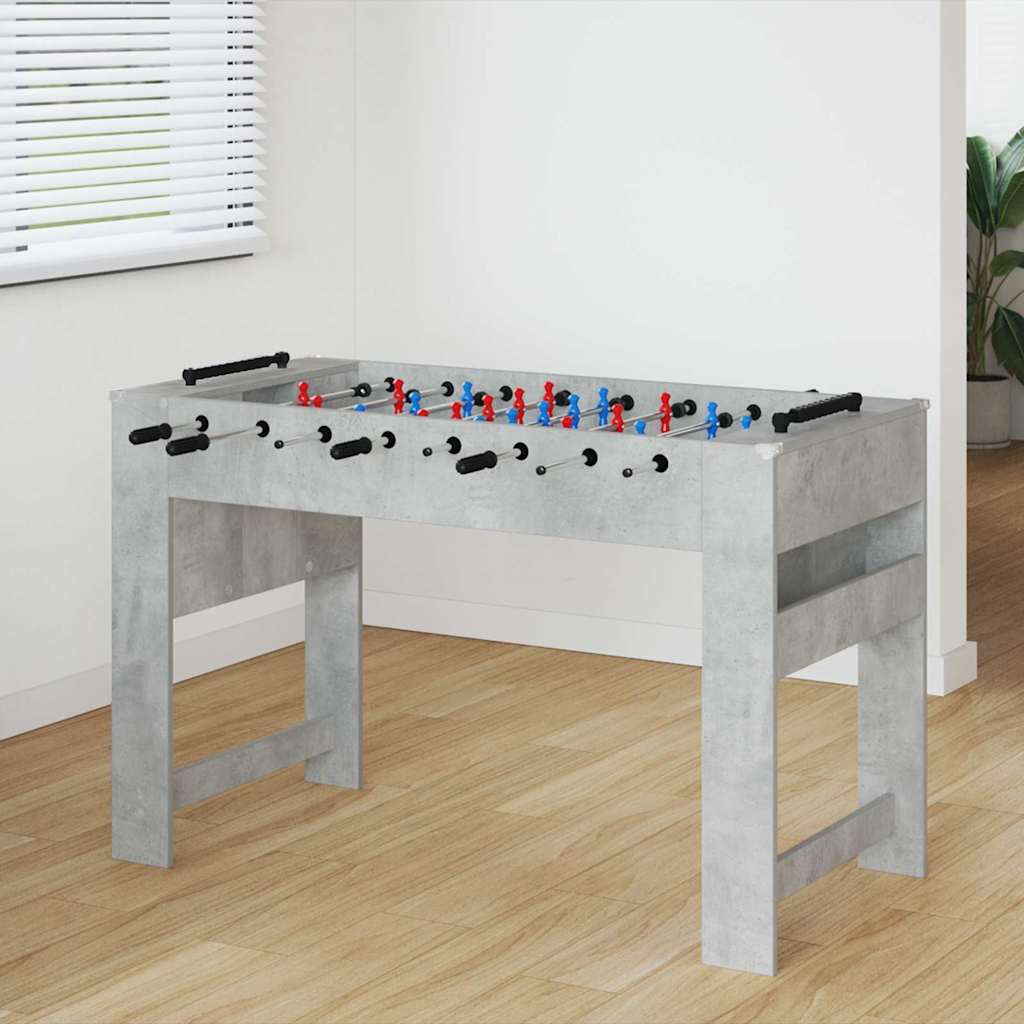 Foosball laud Betoonhall 125 x 60,5 x 80 cm Tehispuit