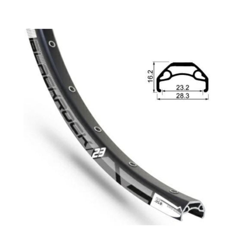 Rim RODI BLACKROCK 27.5'' 584x23 black 32 holes