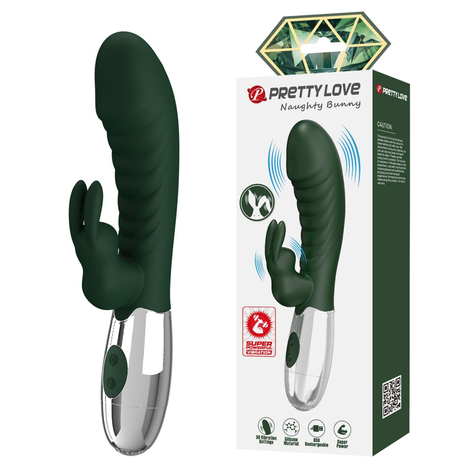 Pretty Love Naughty Bunny Dual-Motor Rabbit Vibrator