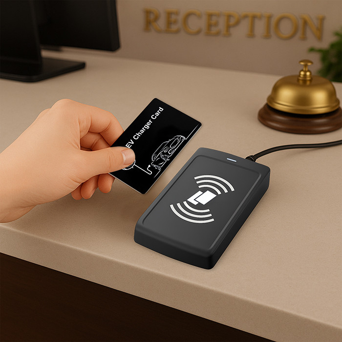 Qoltec Proximity Cards for EV Charging Station | 5 pcs | Hotel, Parking