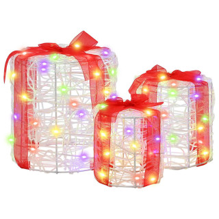 Kingituse Karbi Dekoreerimine 3 pcs värviline 20 x 20 x 21 cm