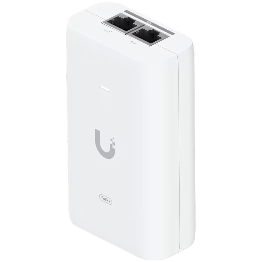 Ubiquiti UniFi UACC-PoE++-10G-EU 10G PoE++ Adapter (60W), can power UniFi PoE++ devices, reduce dependency on PoE switch power, and provide a Multi-Gigabit LAN connection