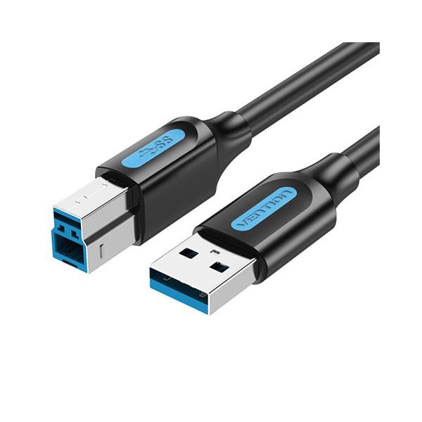 CABLE USB2.0 MALE TO MALE/5M BLACK COQBJ VENTION