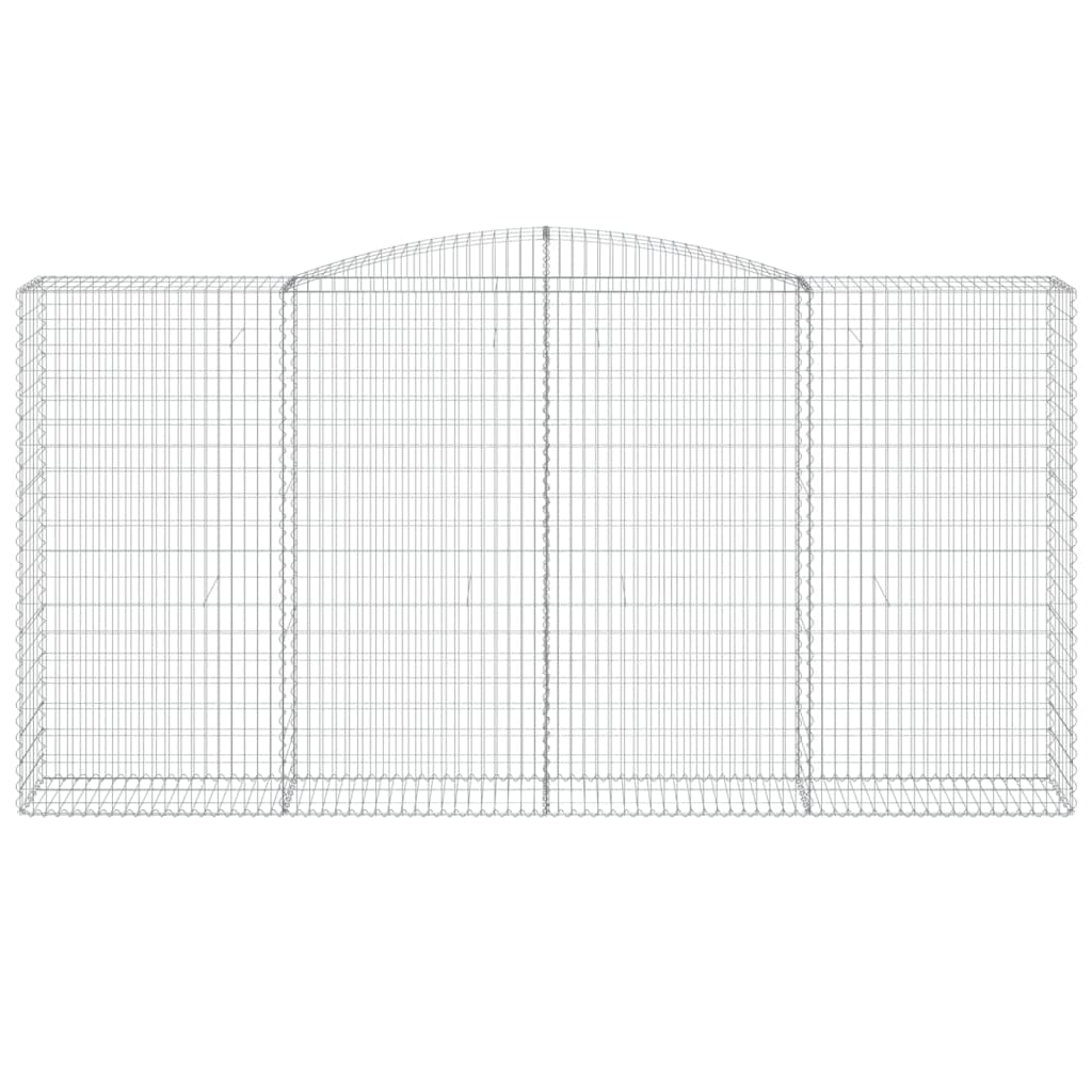Габион дугообразной формы, 400x50x200/220 см, оцинкованная сталь