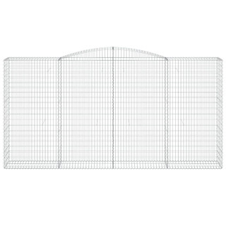 Габион дугообразной формы, 400x50x200/220 см, оцинкованная сталь