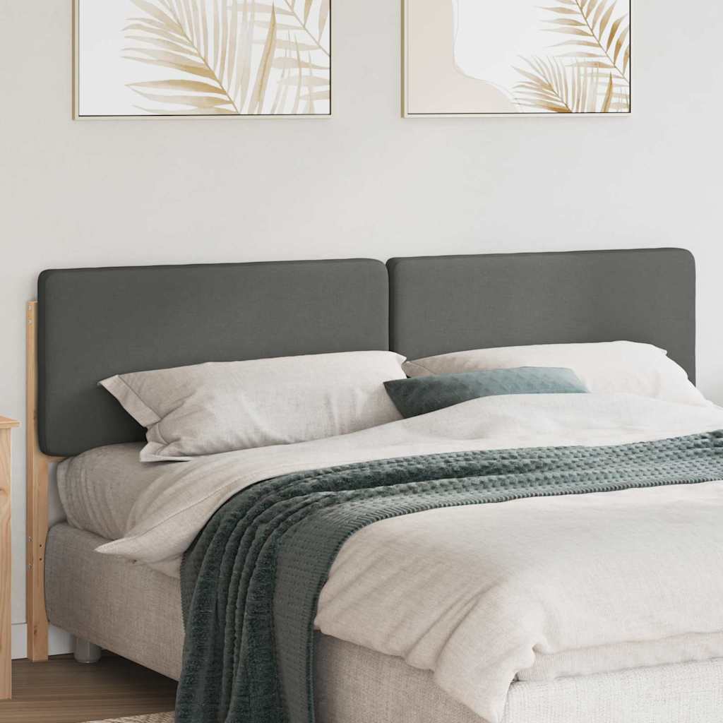 Polsterdatud voodiots Pruun ja Heledat Hall 200 cm Tahke mänd