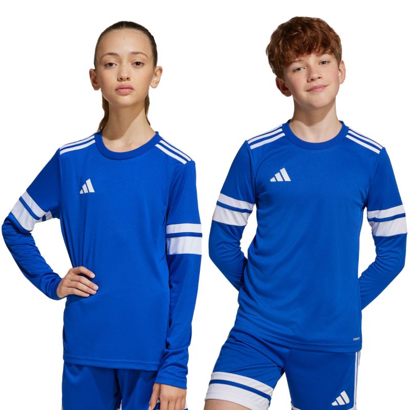 adidas Squadra 25 Long Sleeve Kids T-Shirt Blue JJ0046