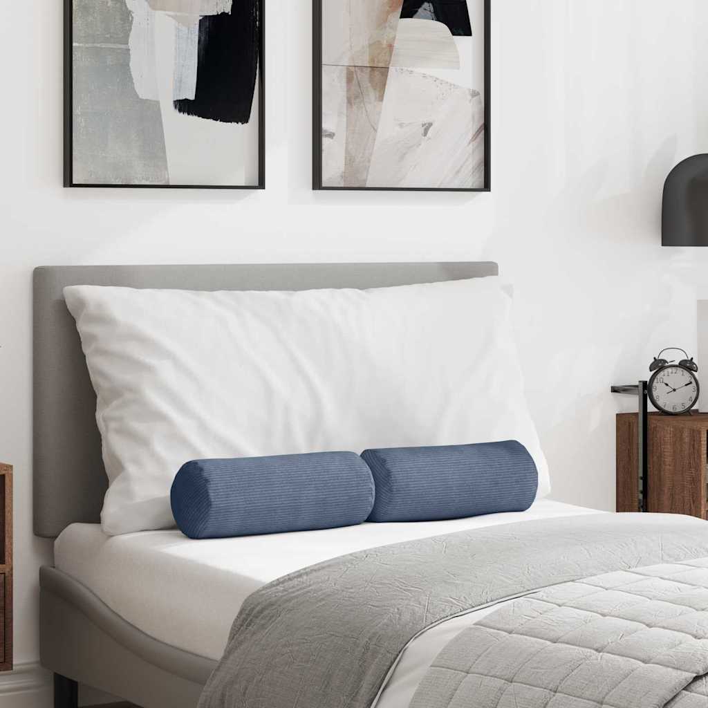 Padjad 2 pcs Sinine Ø 15 x 40 cm Korter kangas