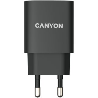 CANYON H-20, PD 20W Зарядное устройство USB-C, Черный