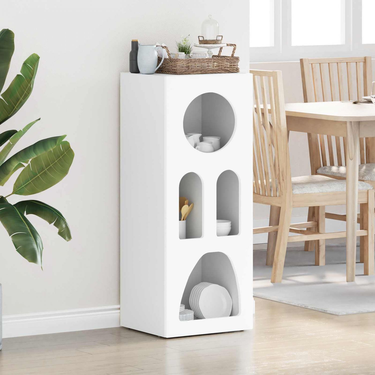 Kõide Valge 40 x 35 x 100.5 cm Tehispuit